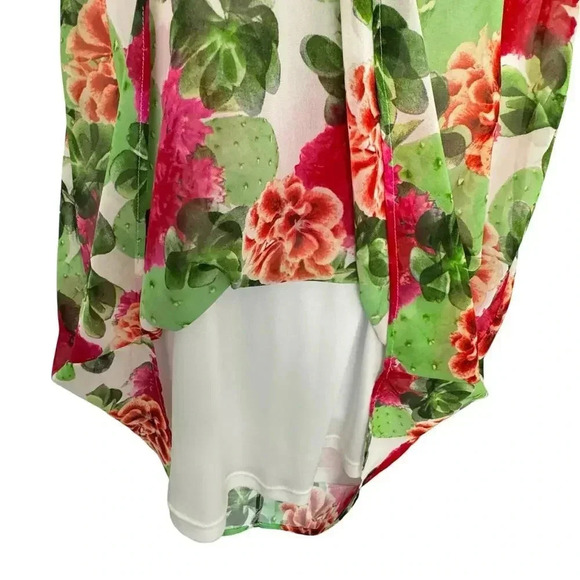 Show me your Mumu for Stitch Fix Floral Shift Trapeze Mini Dress Flowy Women’s S - Picture 4 of 6